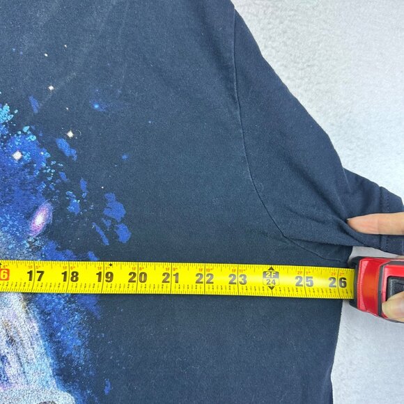 Bob Ross Graphic Tee Mens Size 3XL Galactic Painter Art Happy Tree Grunge Worn - Picture 5 of 9